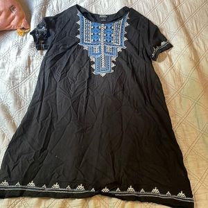 Tunic dress with beautiful embroidery, Lucky Brand